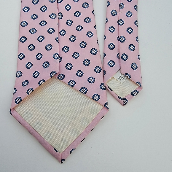 LILLY DACHE Men's Tie Pink with pattern - Picture 6 of 8